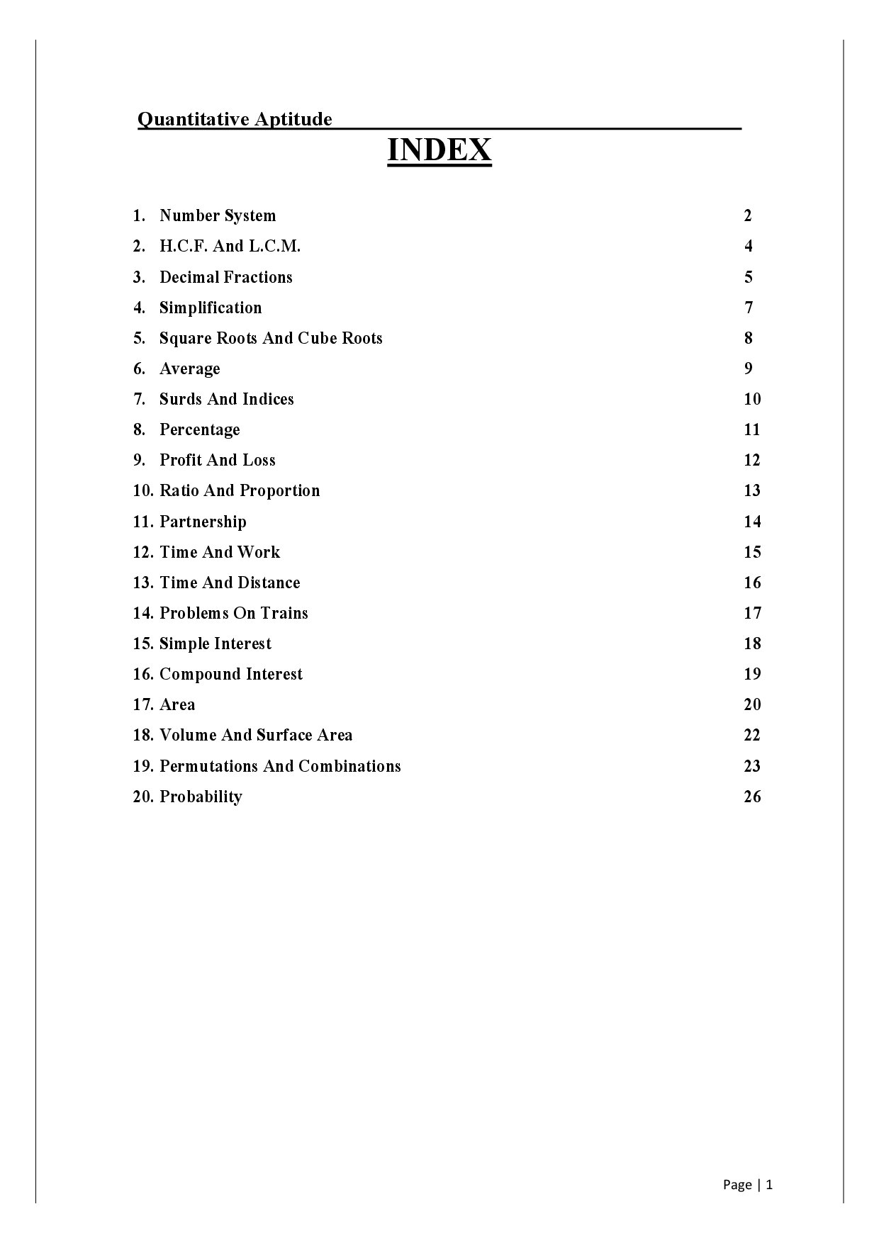 IBPS Study Material For Quantitative Aptitude - Page 2