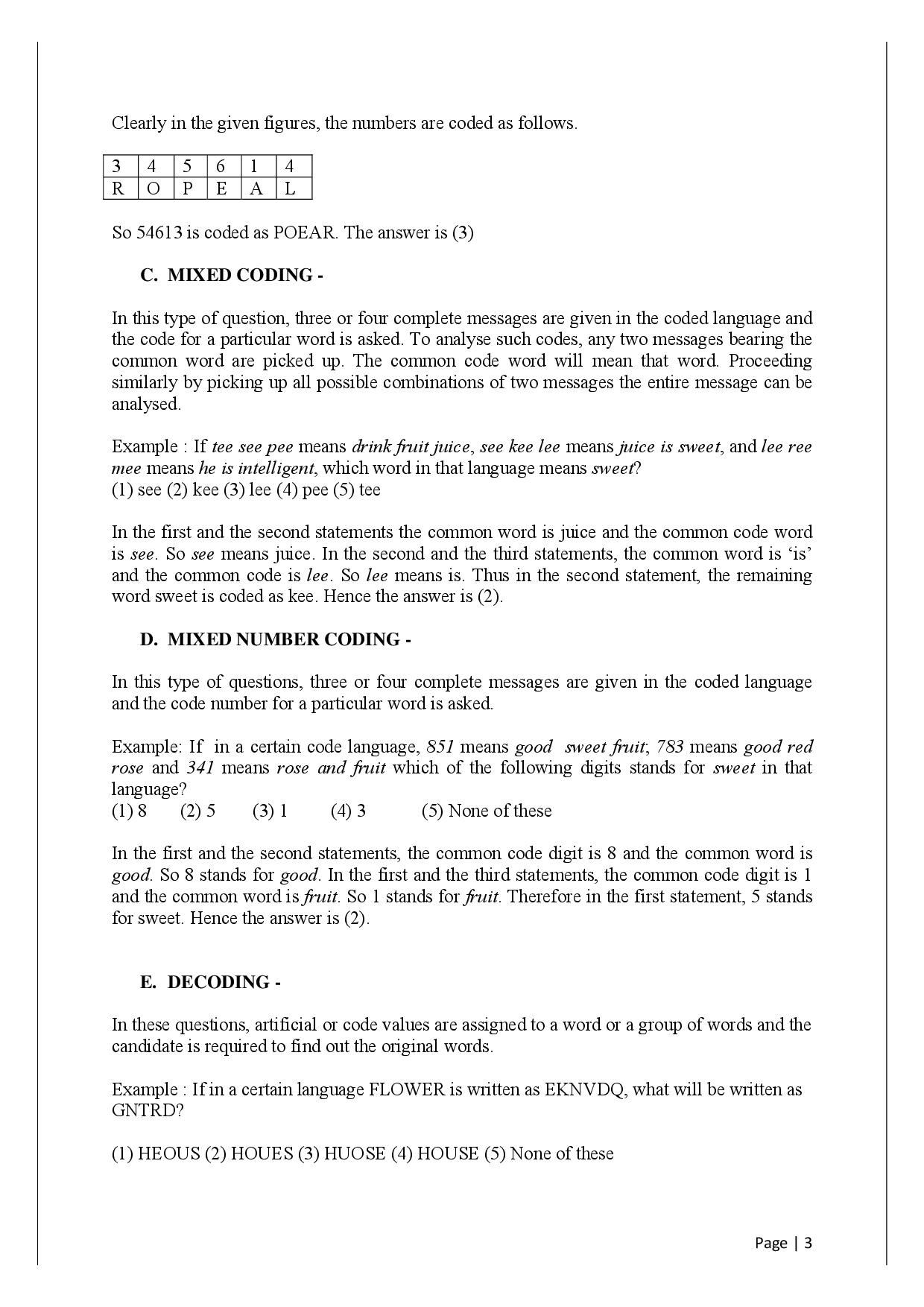 IBPS Study Material For verbal Reasoning - Page 4