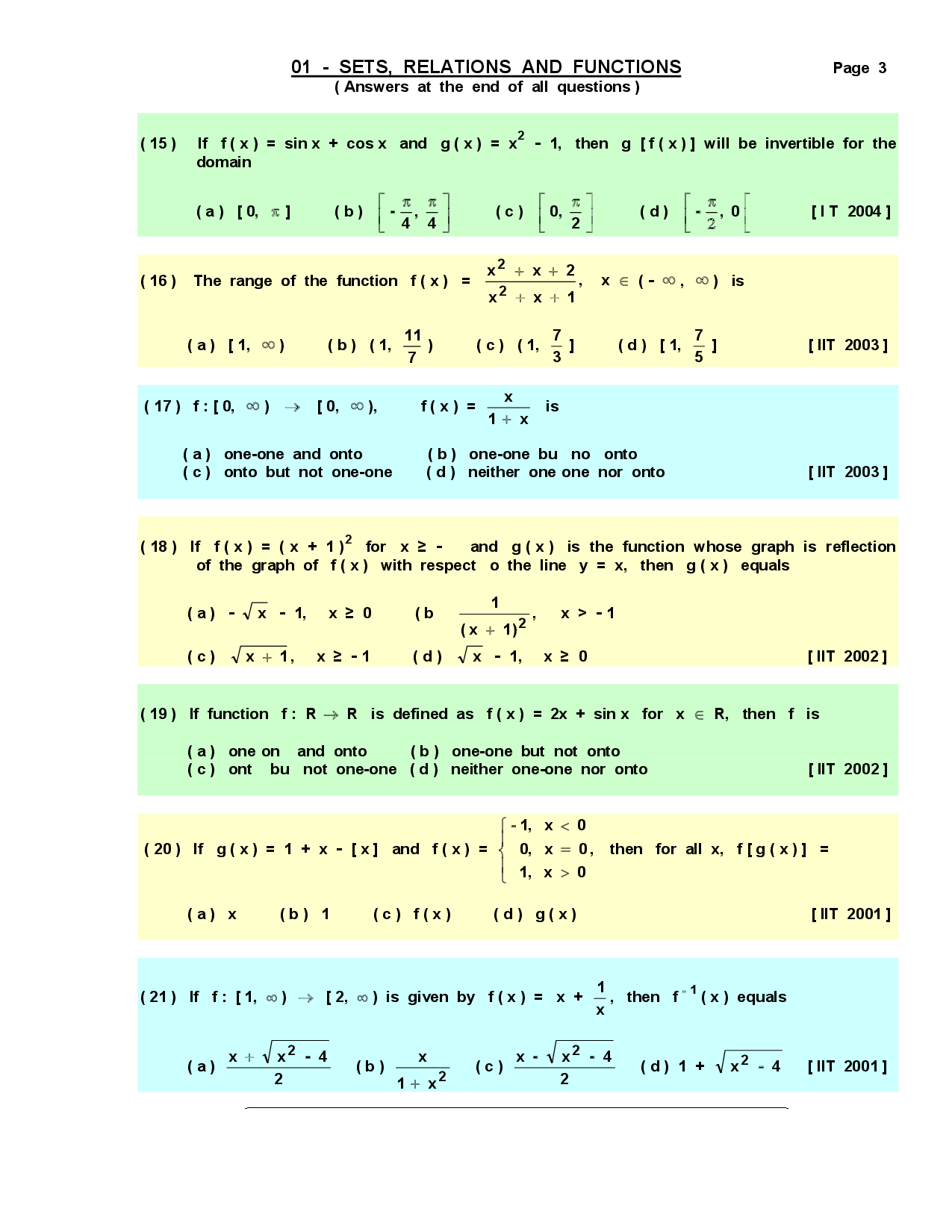 CTET Multiple Choice Questions With Answer For Mathematics - Page 4