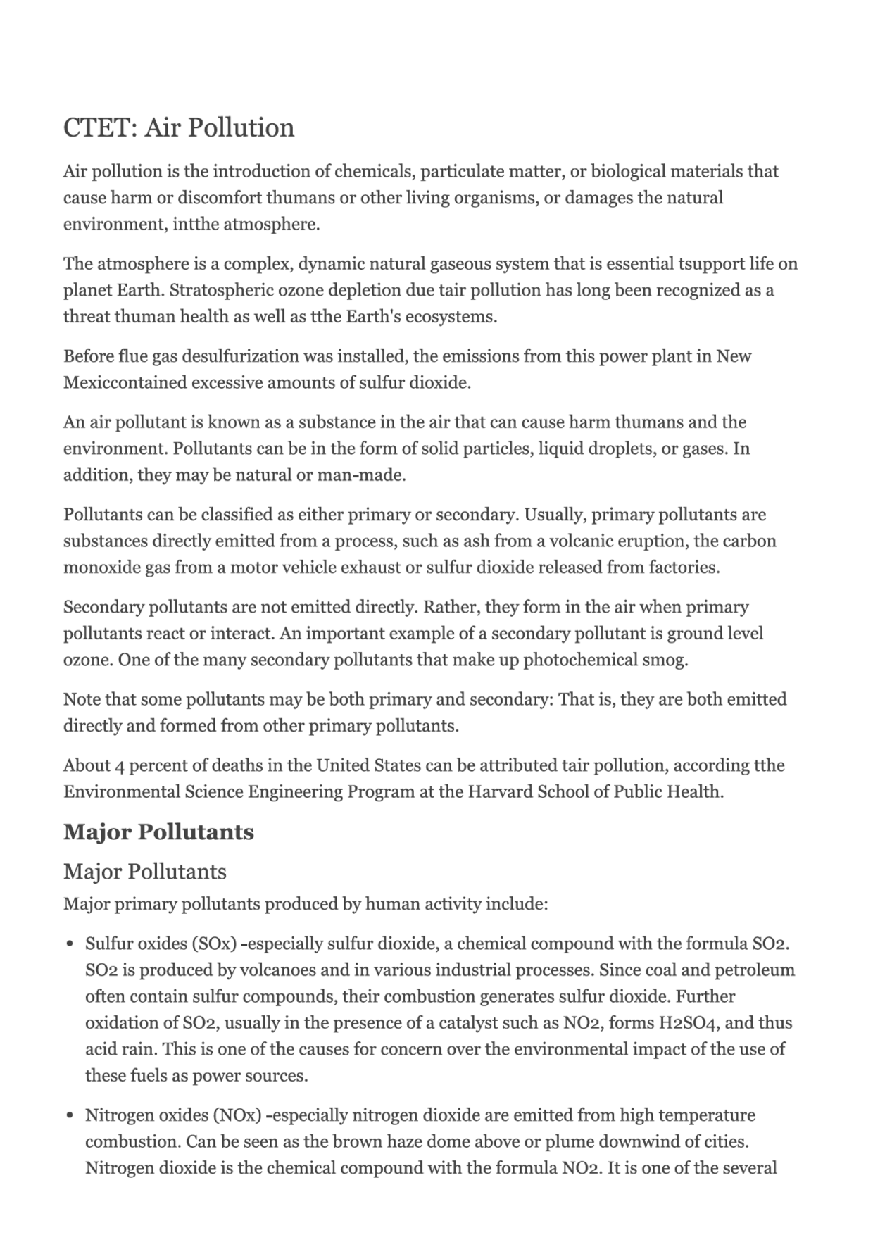 CTET Study Material For Environmental Science - Page 2