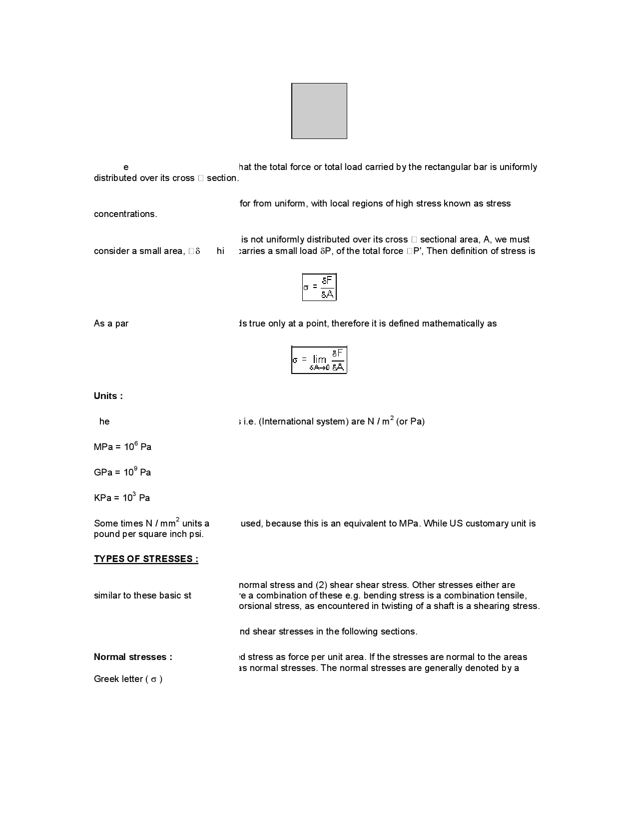 WBUT Study Material For Strengths of Materials (Mechanical Engineering) III Sem - Page 4