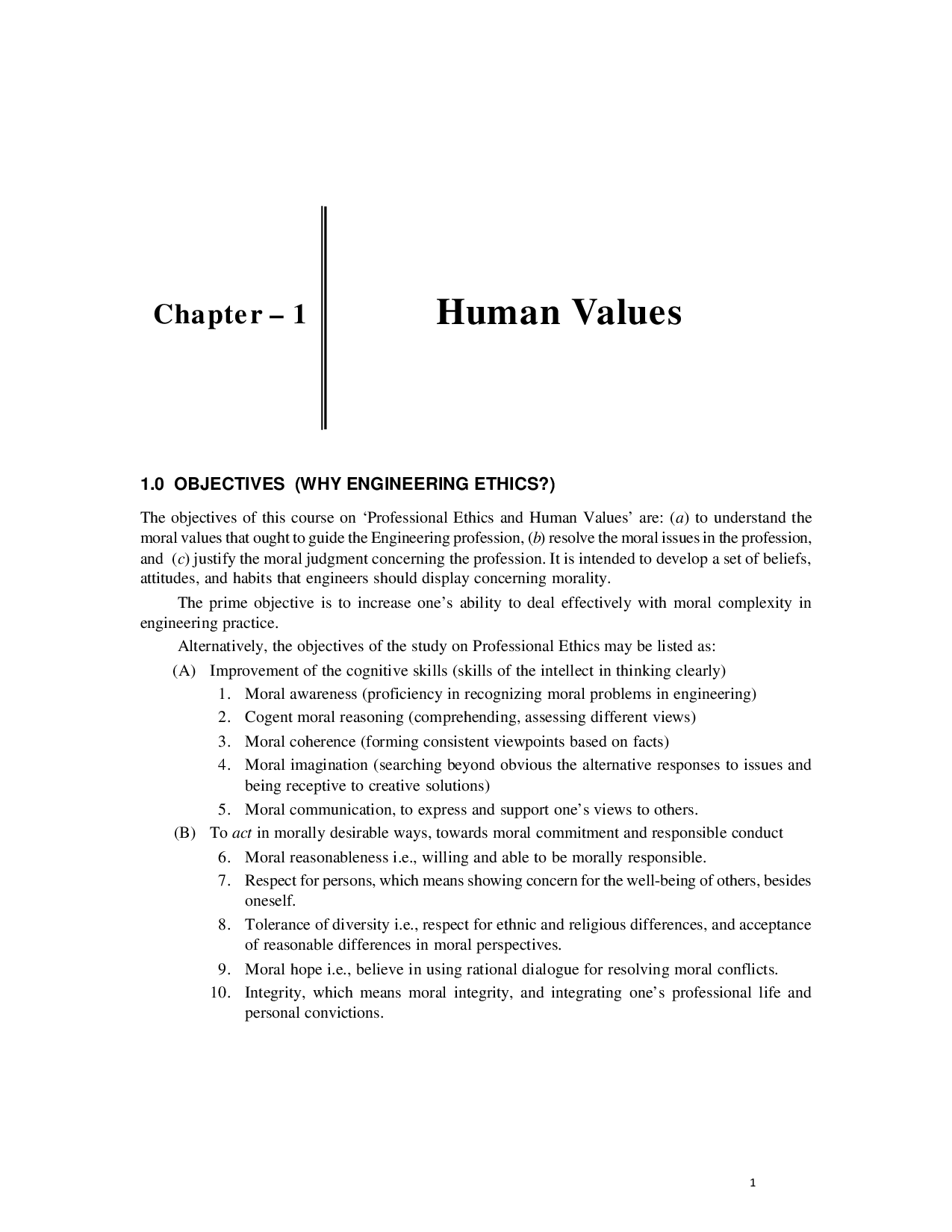 WBUT Study Material For Value And Ethics in Profession (Mechanical Engineering) III Sem - Page 2