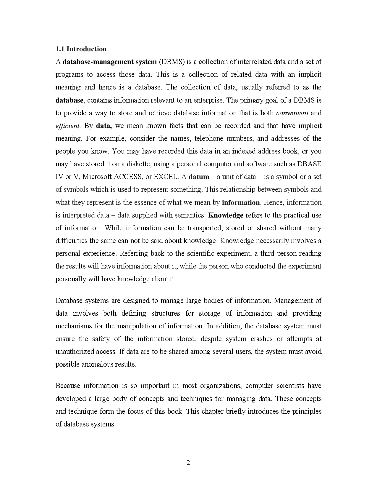 JNTU Study Material For Database Management System (Computer Science Engineering) - Page 2