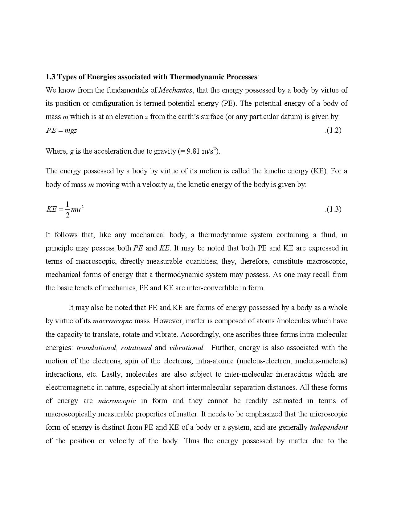 JNTU Study Material For Thermodynamics (Civil Engineering) - Page 5