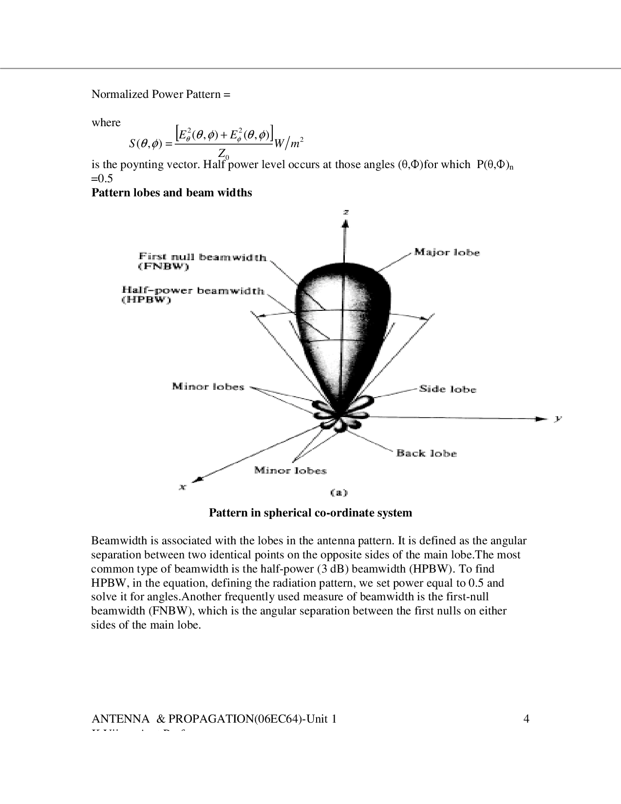 JNTU Study Material For Antennas And Wave Propagation (Electronics And Communication Engineering) - Page 5