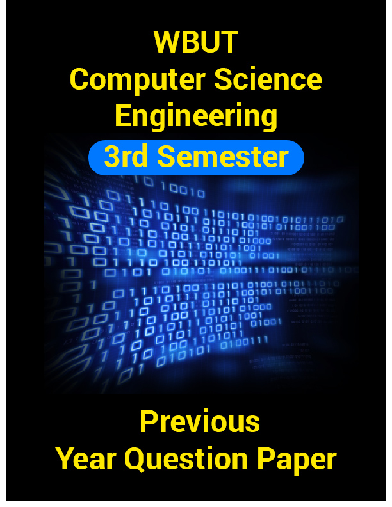 WBUT Computer Science Engineering 3rd Semester Previous Year Question Paper - Page 1