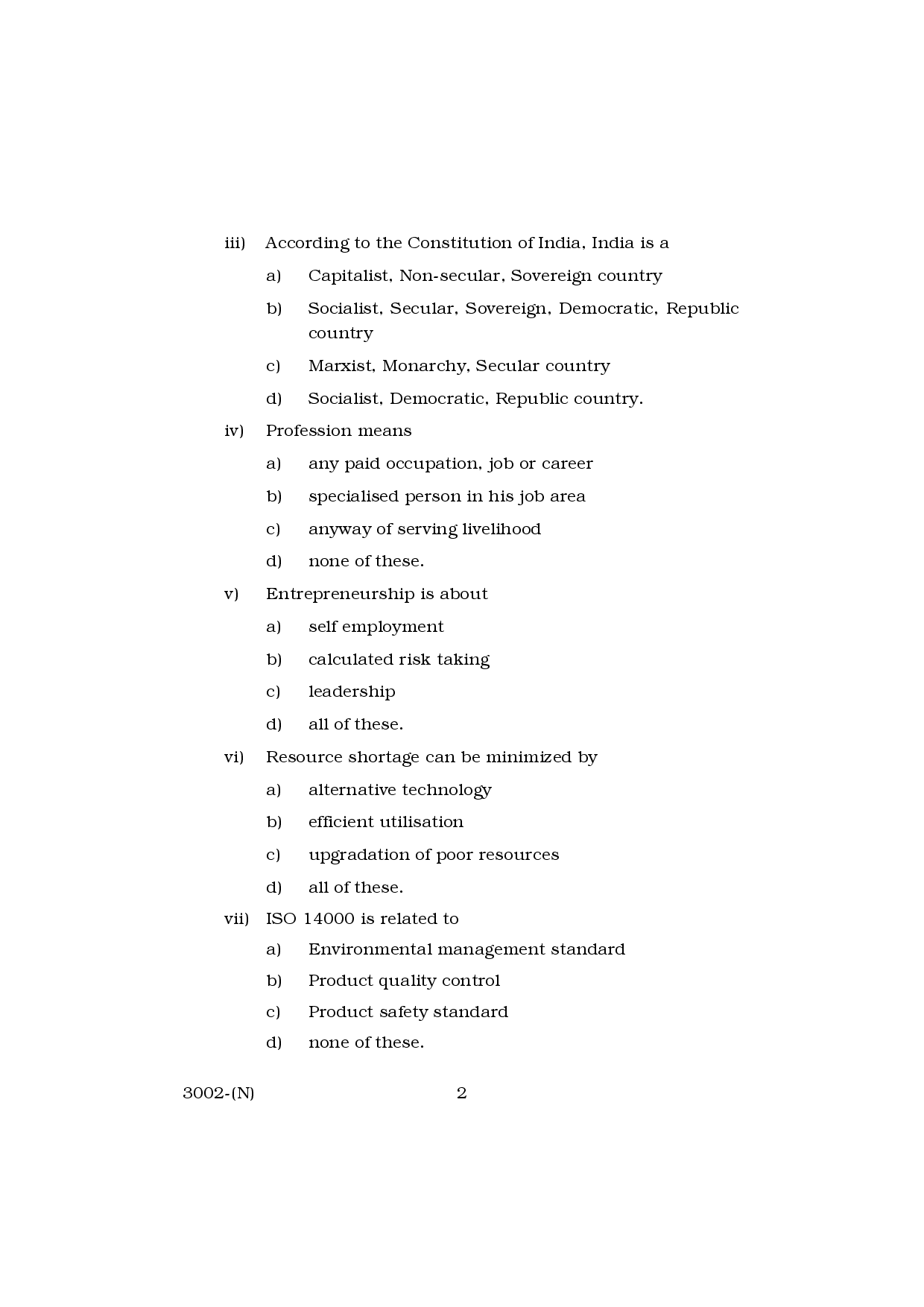 WBUT Computer Science Engineering 3rd Semester Previous Year Question Paper - Page 3