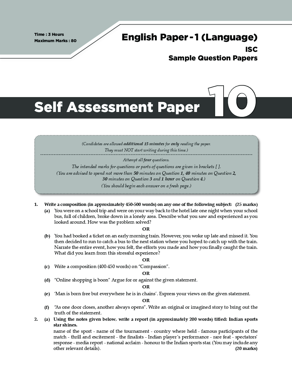 Download Oswaal ISC Sample Question Papers 10 For Class XII English1