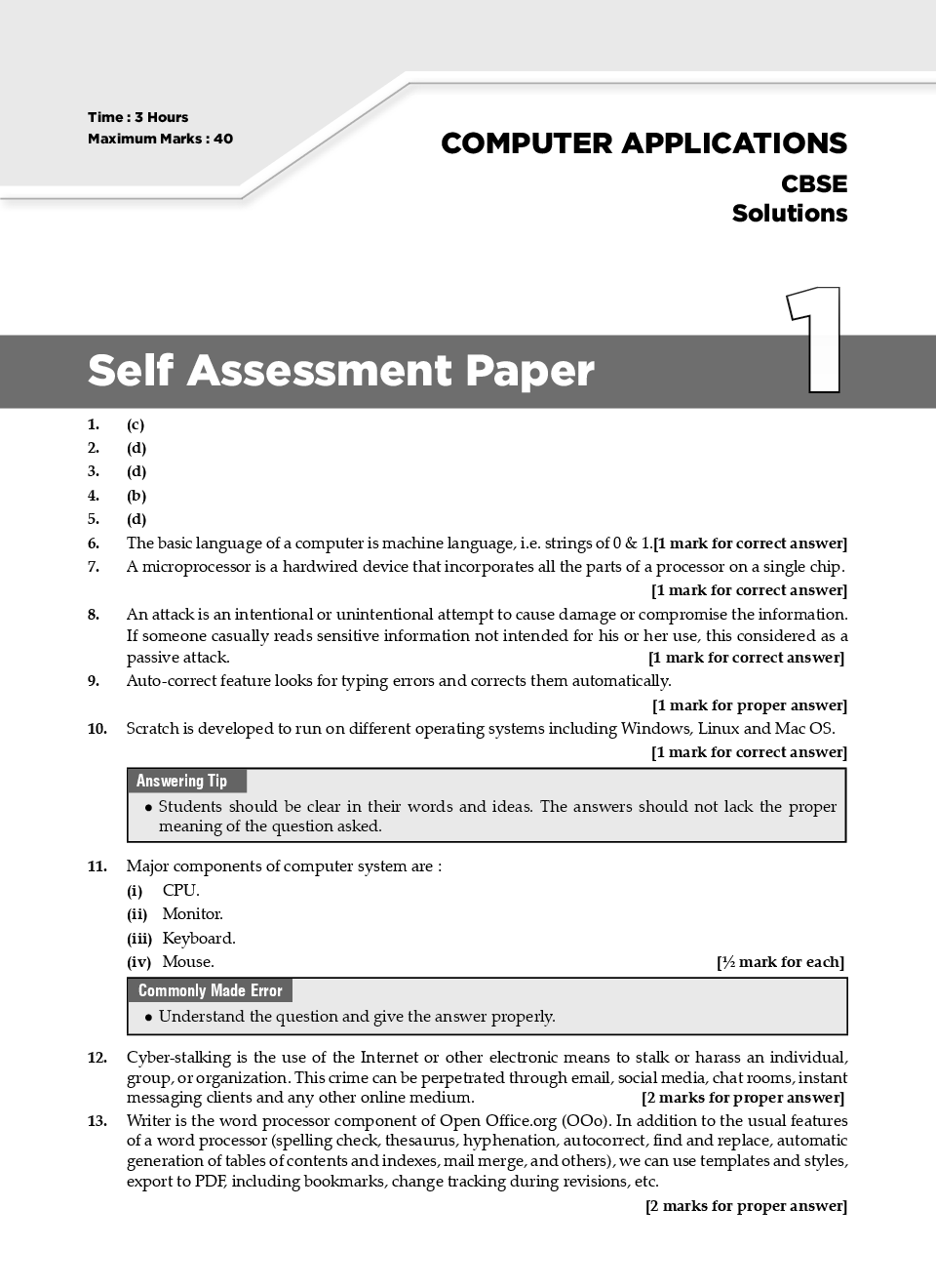 My computer essay for class 1 picture