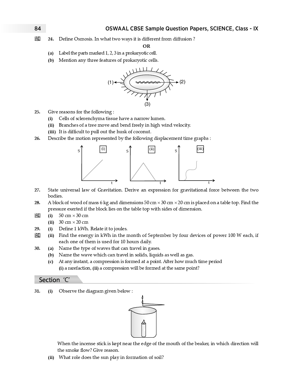 Ncert class 7 science question paper 2020 image