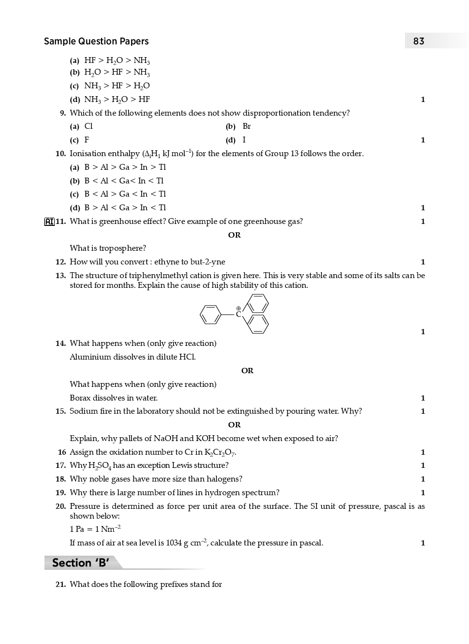 Sample question paper for class 11 cbse chemistry term 1 08 image