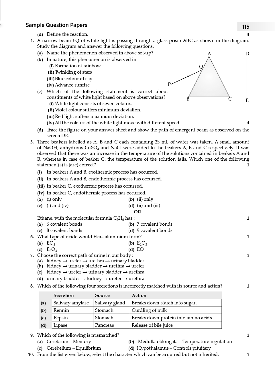 Sample paper book class 10 2022 picture