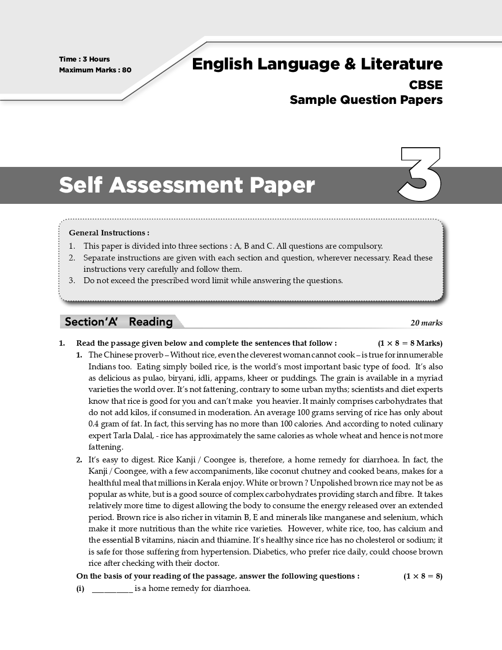 3rd class english questions and answers image