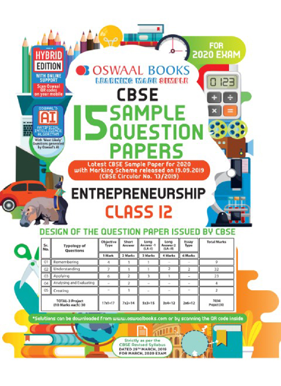 Download Oswaal CBSE Sample Question Paper 1 For Class XII Entrenurship