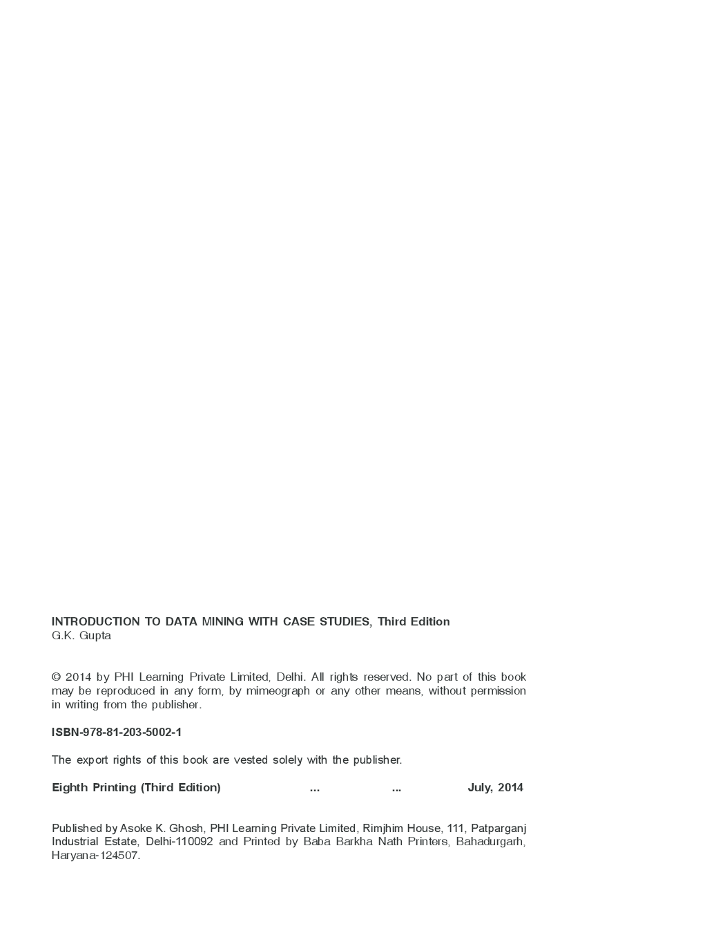 Introduction To Data Mining With Case Studies - Page 5