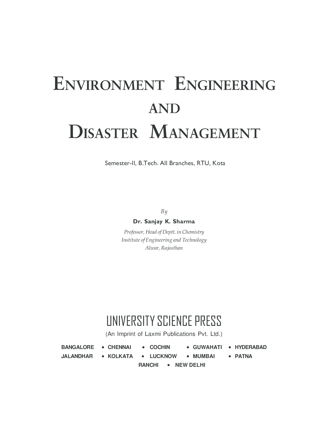 Environment Engineering and Disaster Management - Page 3