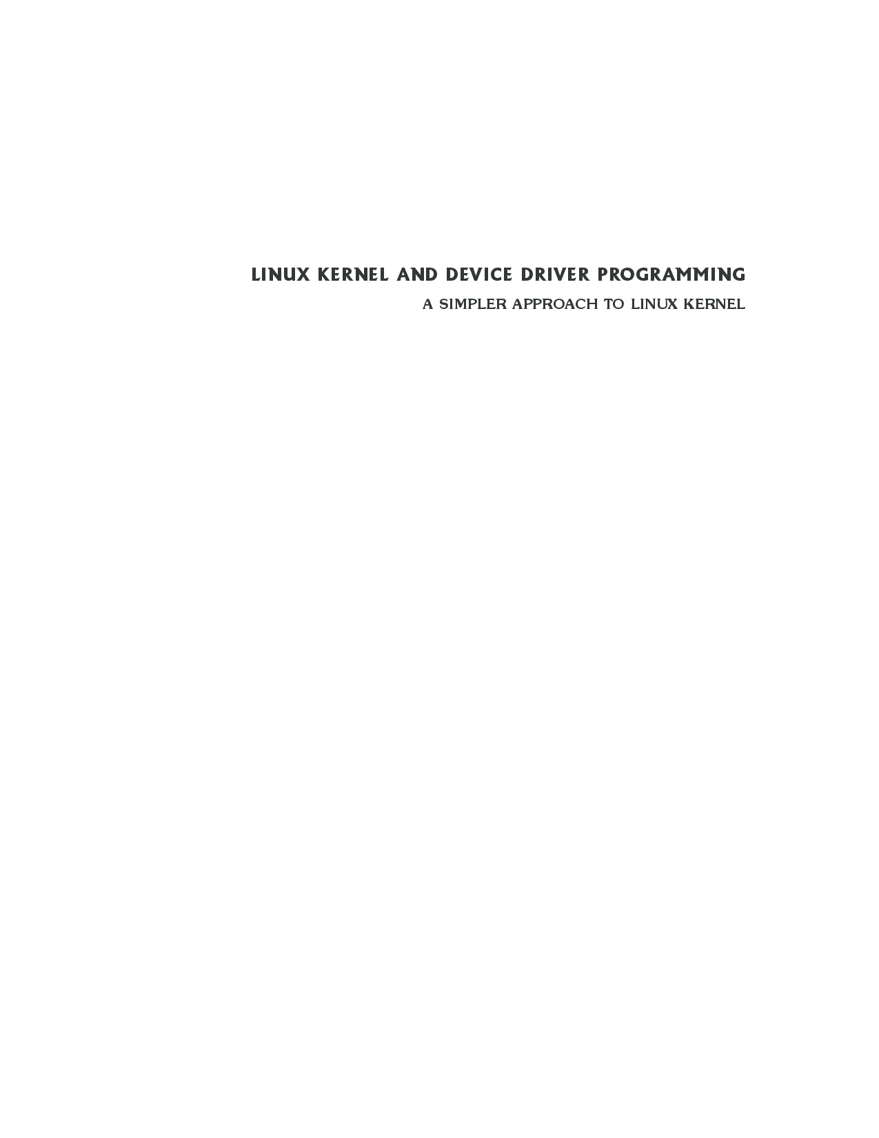 Linux Kernel and Device Driver Programming - Page 2