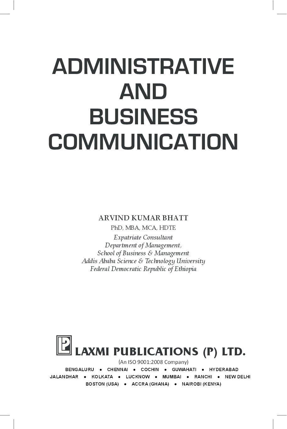 Administrative And Business Communication - Page 5