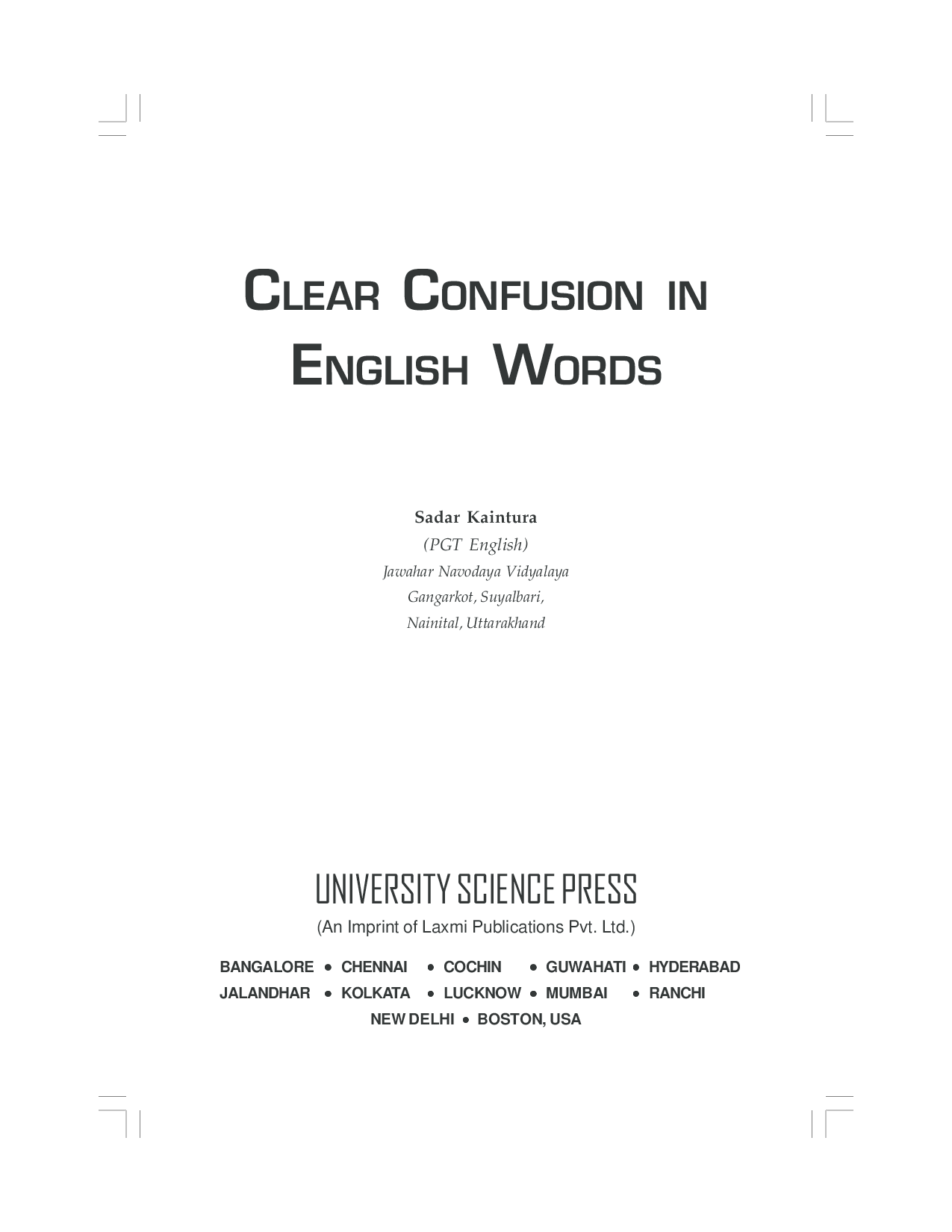 Clear Confusion In English Words - Page 4