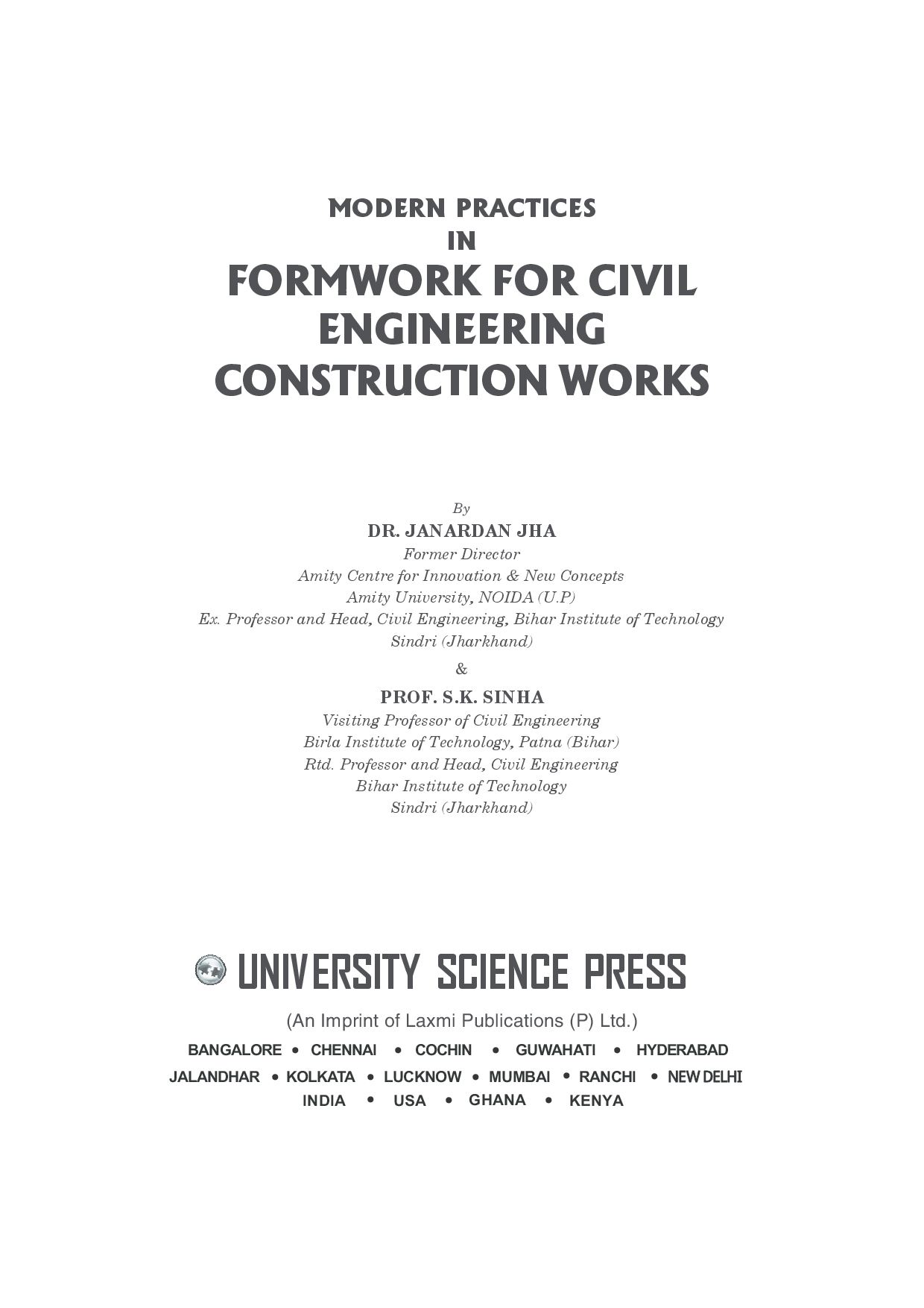 Modern Practice In Formwork For Civil Engineering Construction Works - Page 5