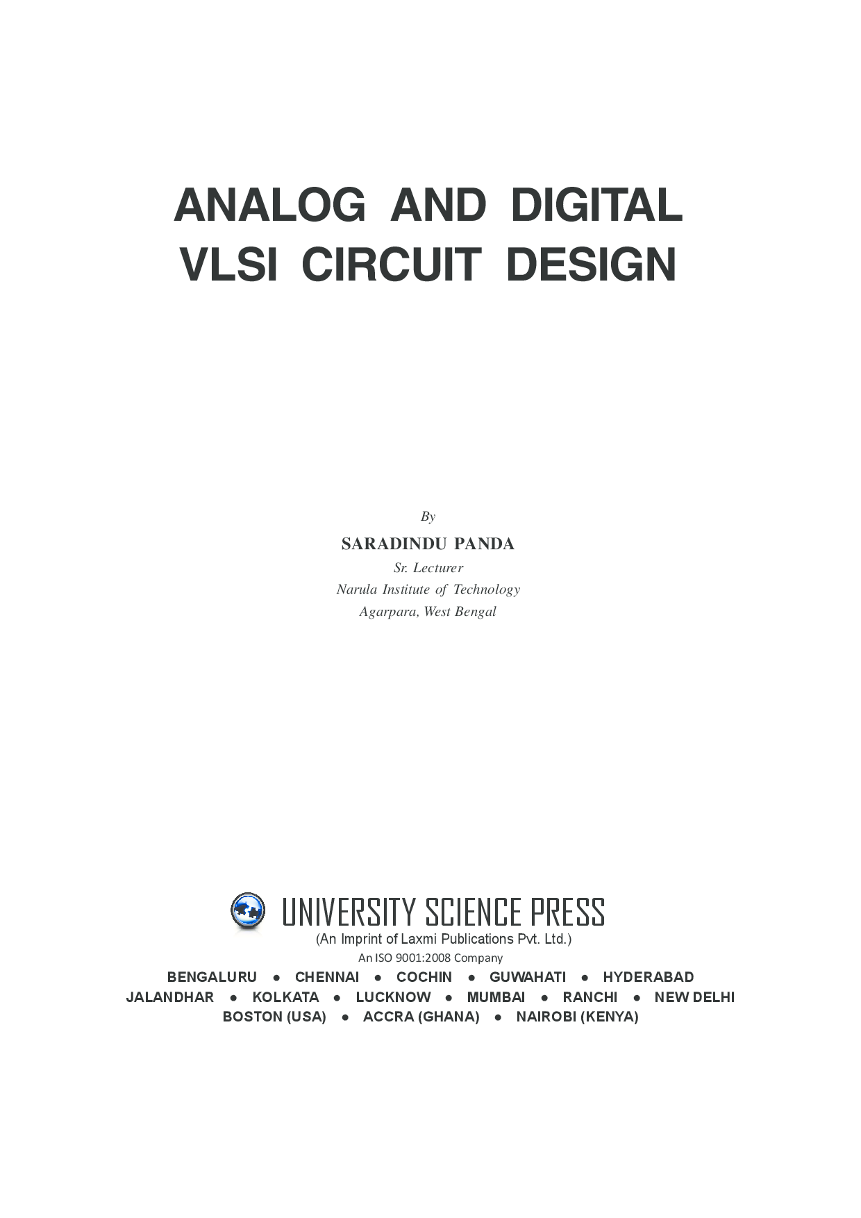Analog And Digital VLSI Circuit Design - Page 5