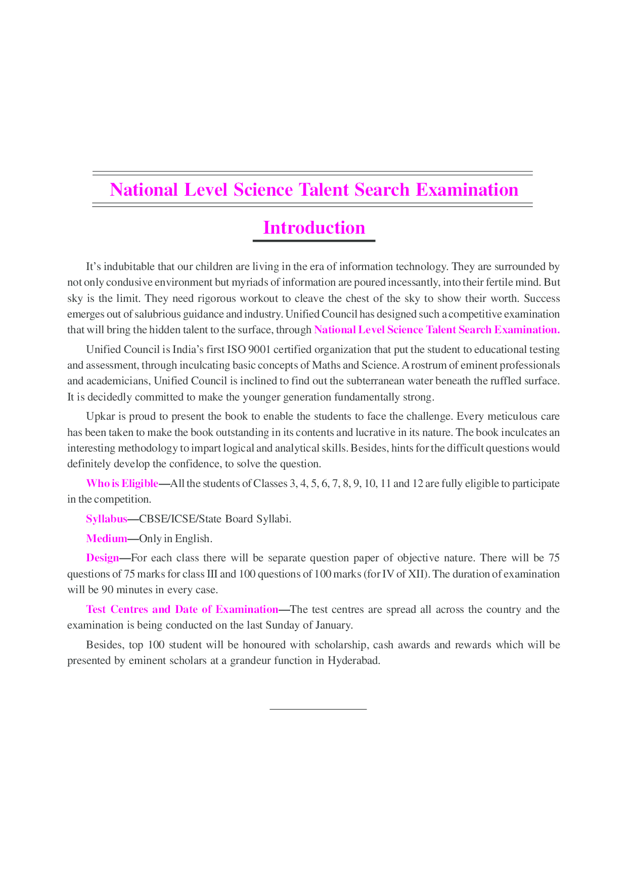 Science Talent And Olympiad Exam For Class VII - Page 5