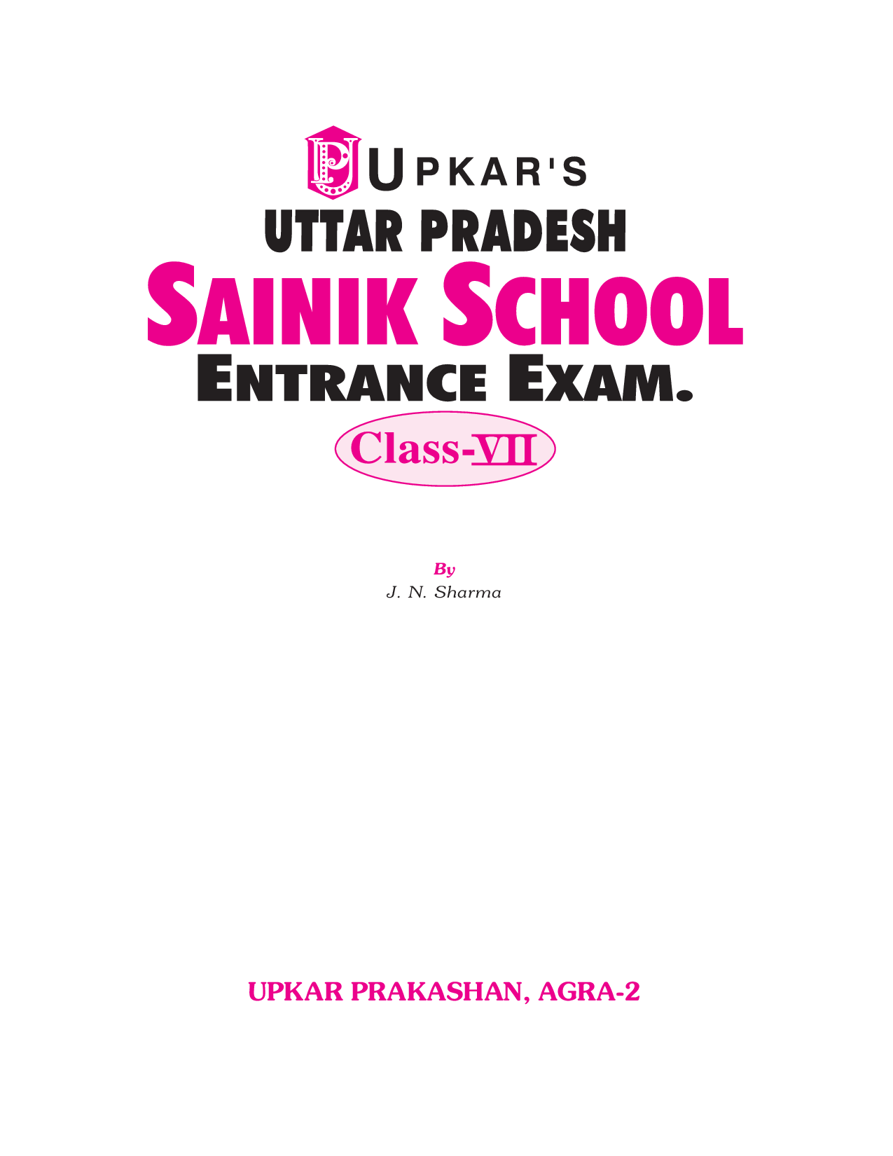 Uttar Pradesh Sainik School Entrance Exam (Class VII) - Page 2