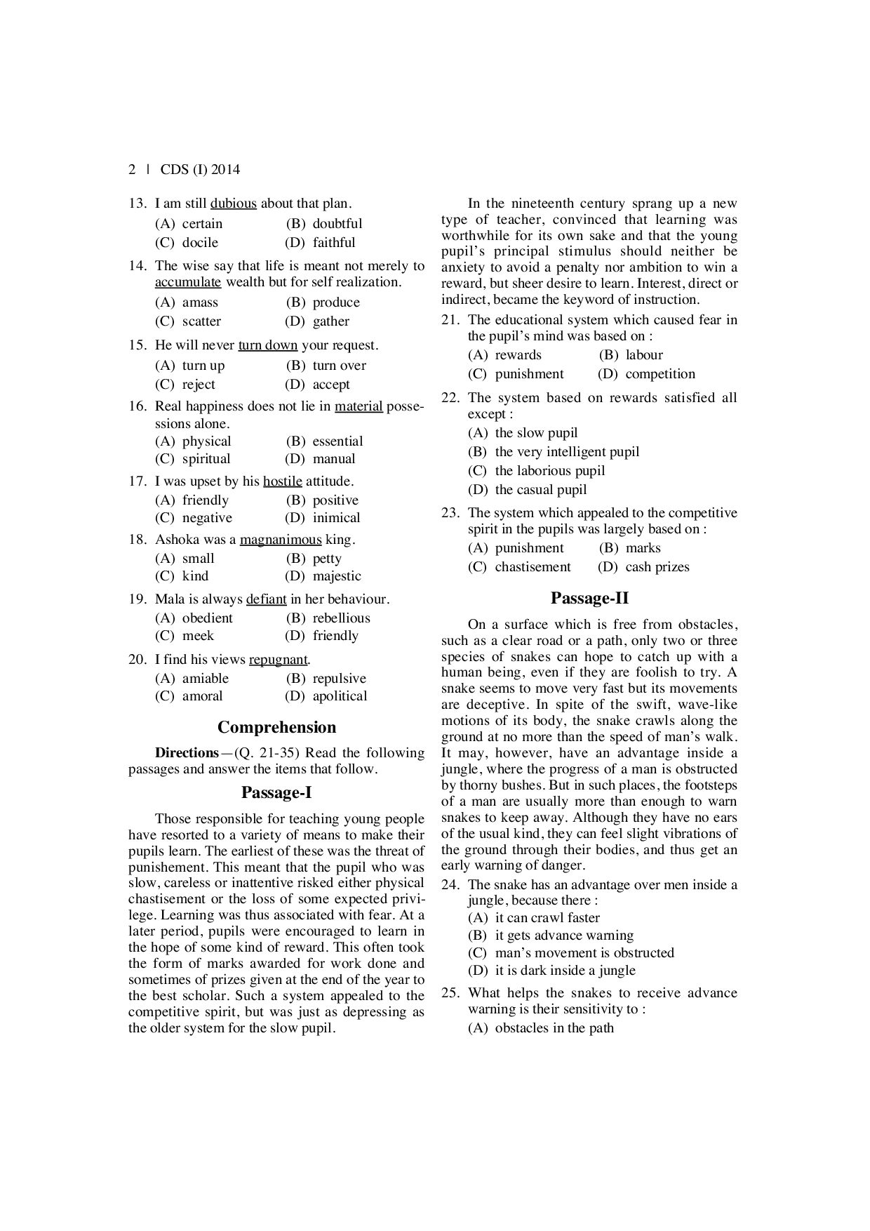 Combined Defence Services Solved Papers - Page 5