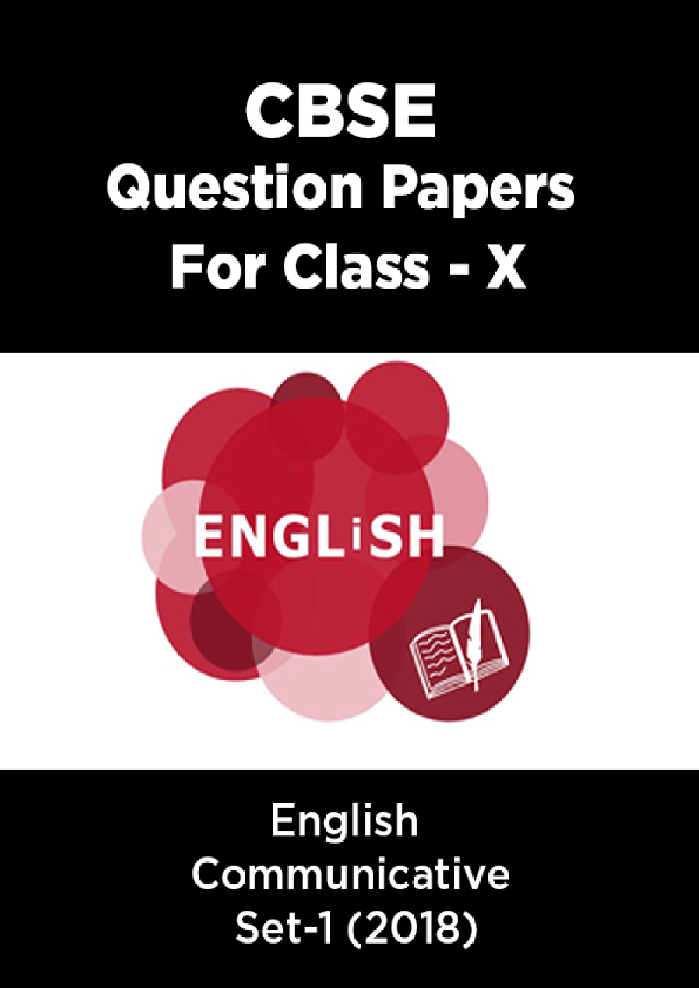 CBSE Question Papers For Class - X English Communicative Set-1 (2018) - Page 1