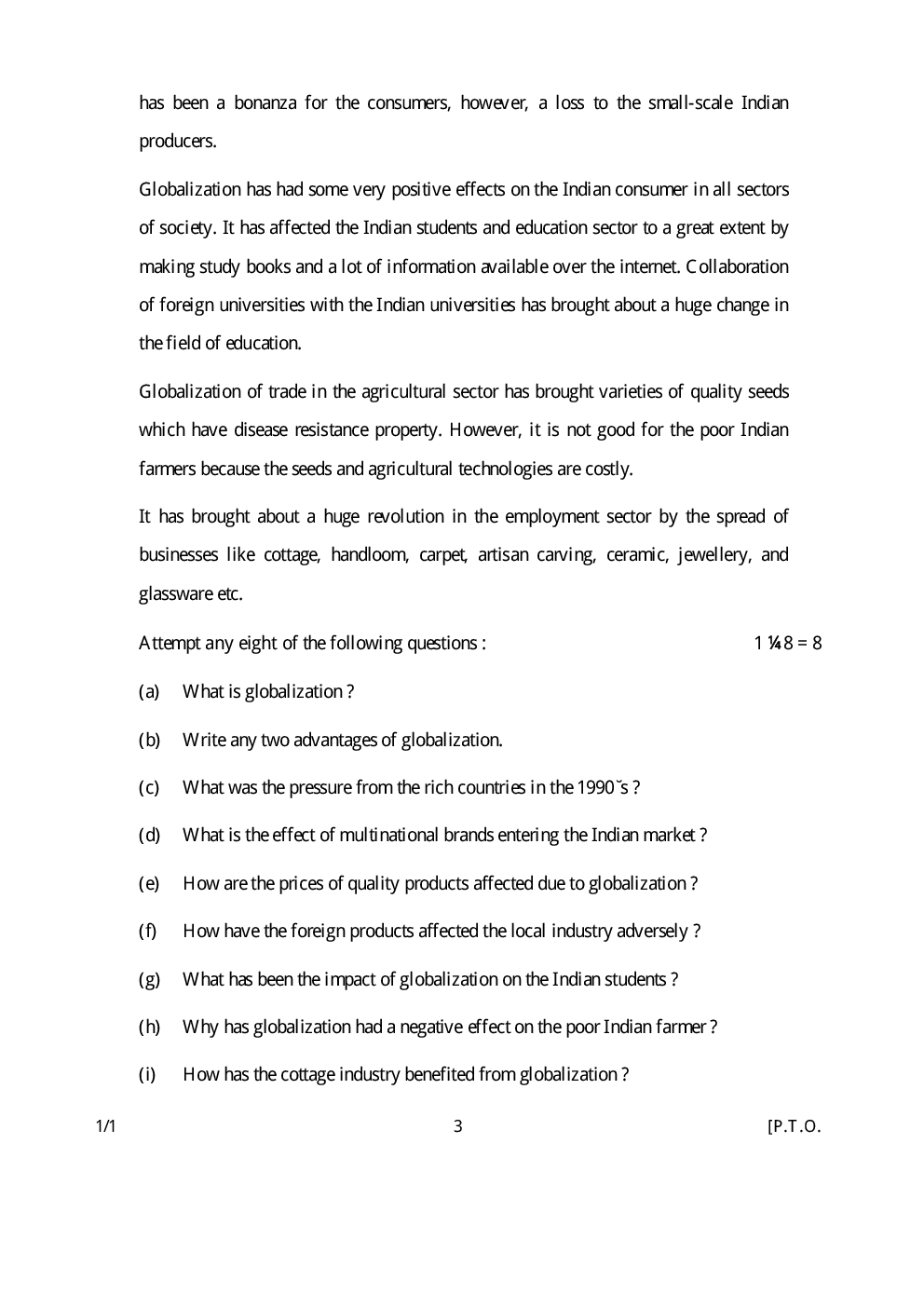 CBSE Question Papers For Class - X English Communicative Set-1 (2018) - Page 4