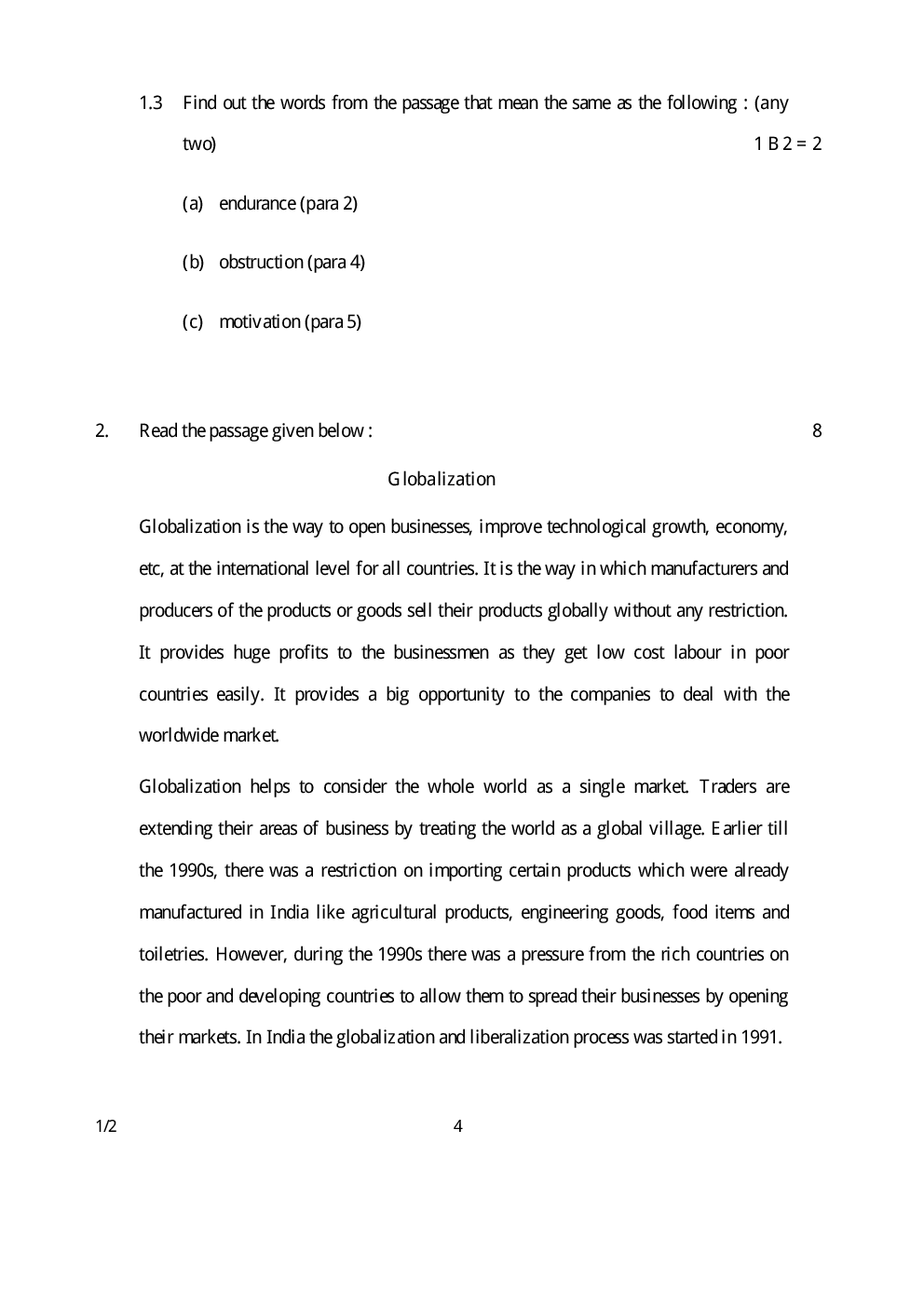 CBSE Question Papers For Class - X English Communicative Set-2 (2018) - Page 5