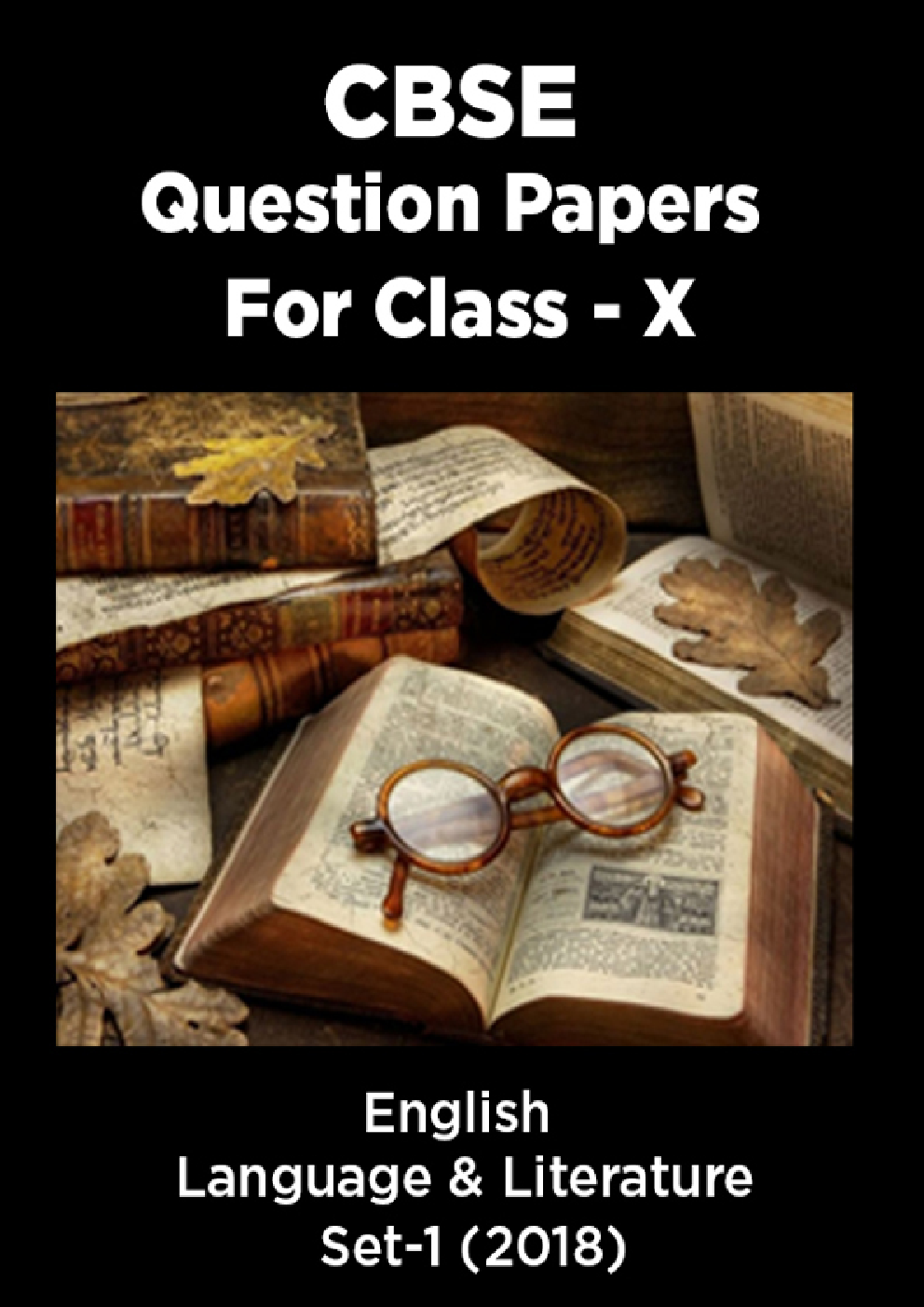 CBSE Question Papers For Class - X English Language & Literature Set-1 (2018) - Page 1