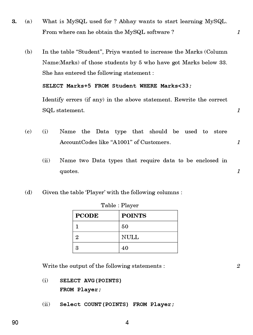 CBSE Question Papers For Class - XII Informatics Practices Set-4 (2018) - Page 5