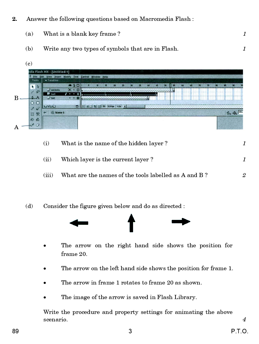 CBSE Question Papers For Class - XII Multimedia And Web Technology Set-4 (2018) - Page 4