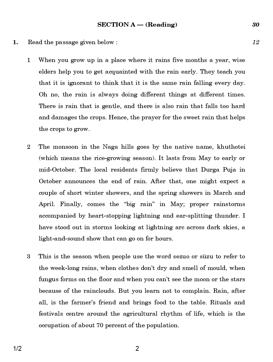 CBSE Question Papers For Class - XII English Core Set-2 (2018) - Page 3