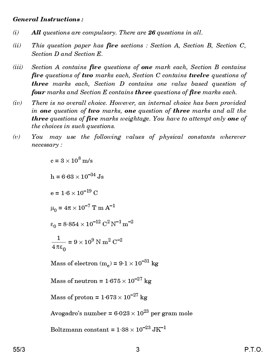 CBSE Question Papers For Class - XII Physics Set-3 (2018) - Page 4