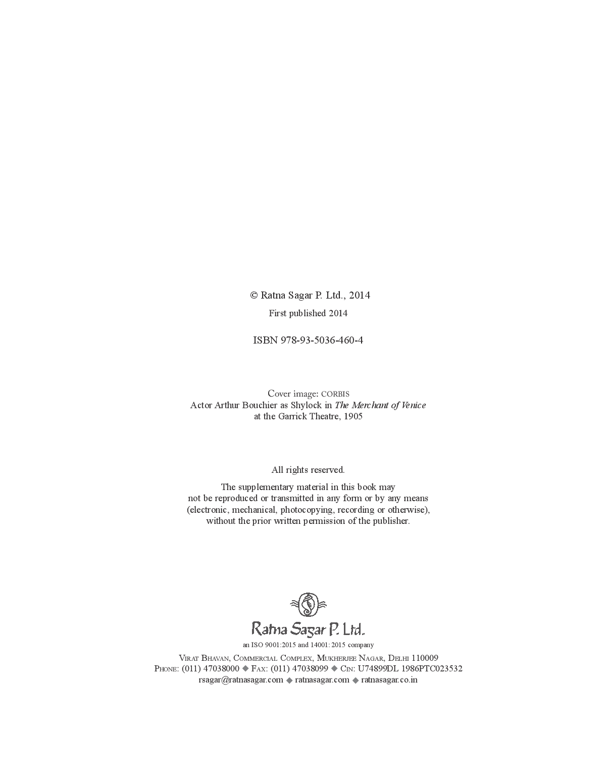 The Merchant Of Venice (Textbook) - Page 3