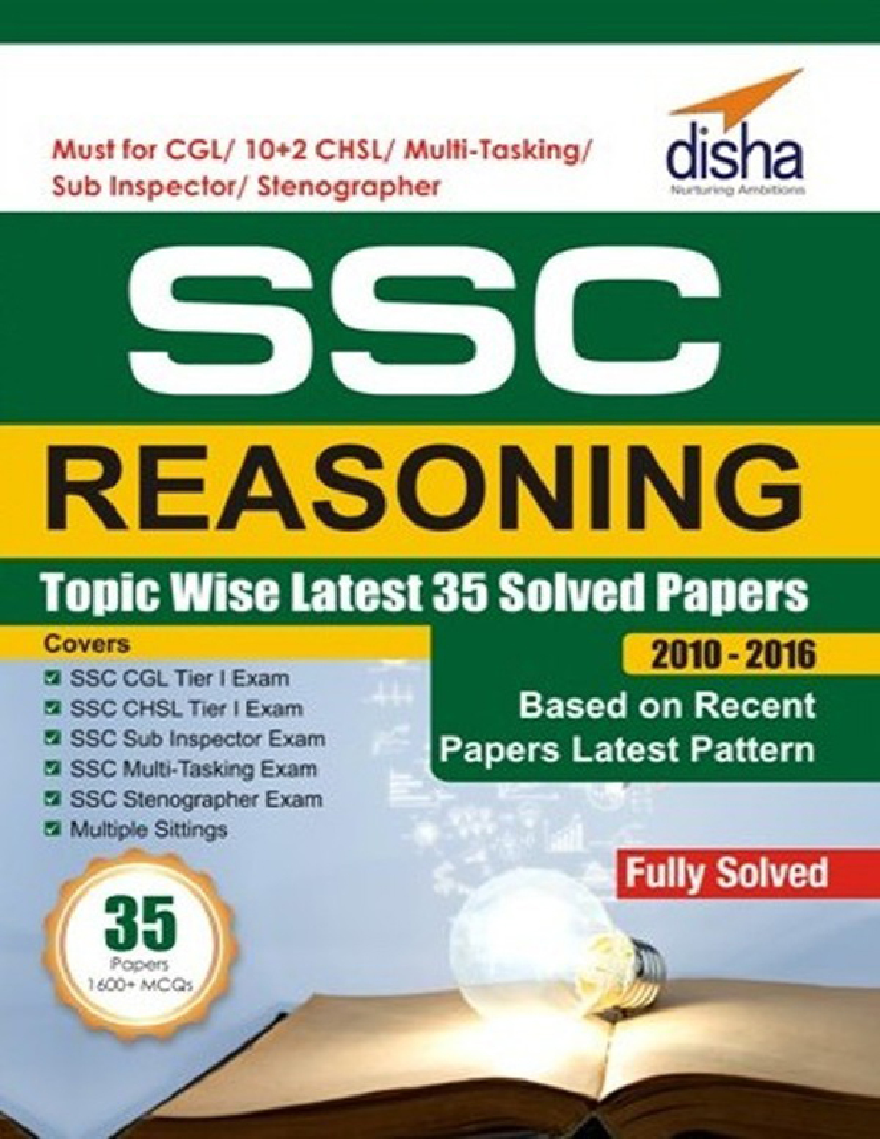 SSC Reasoning Topic-Wise Latest 35 Solved Papers (2010-2016) - Page 1