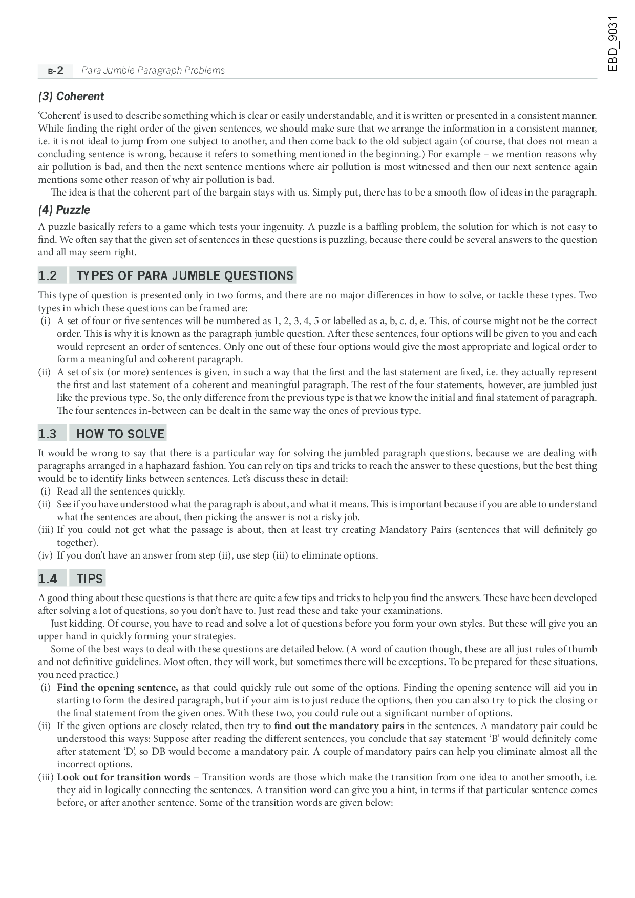 Verbal Reasoning (Para Synthesis And Critical Reasoning) for CAT Exam - Page 5