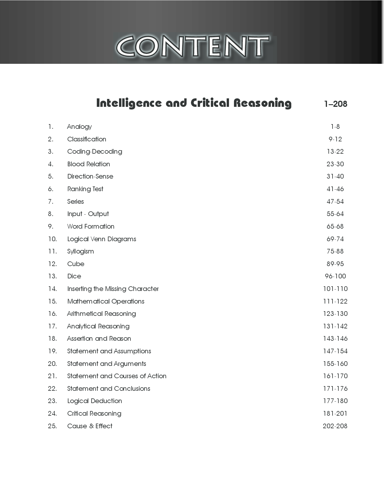 General Intelligence and Critical Reasoning for MAT/ CMAT/ MHCET/ NMAT Exams - Page 2