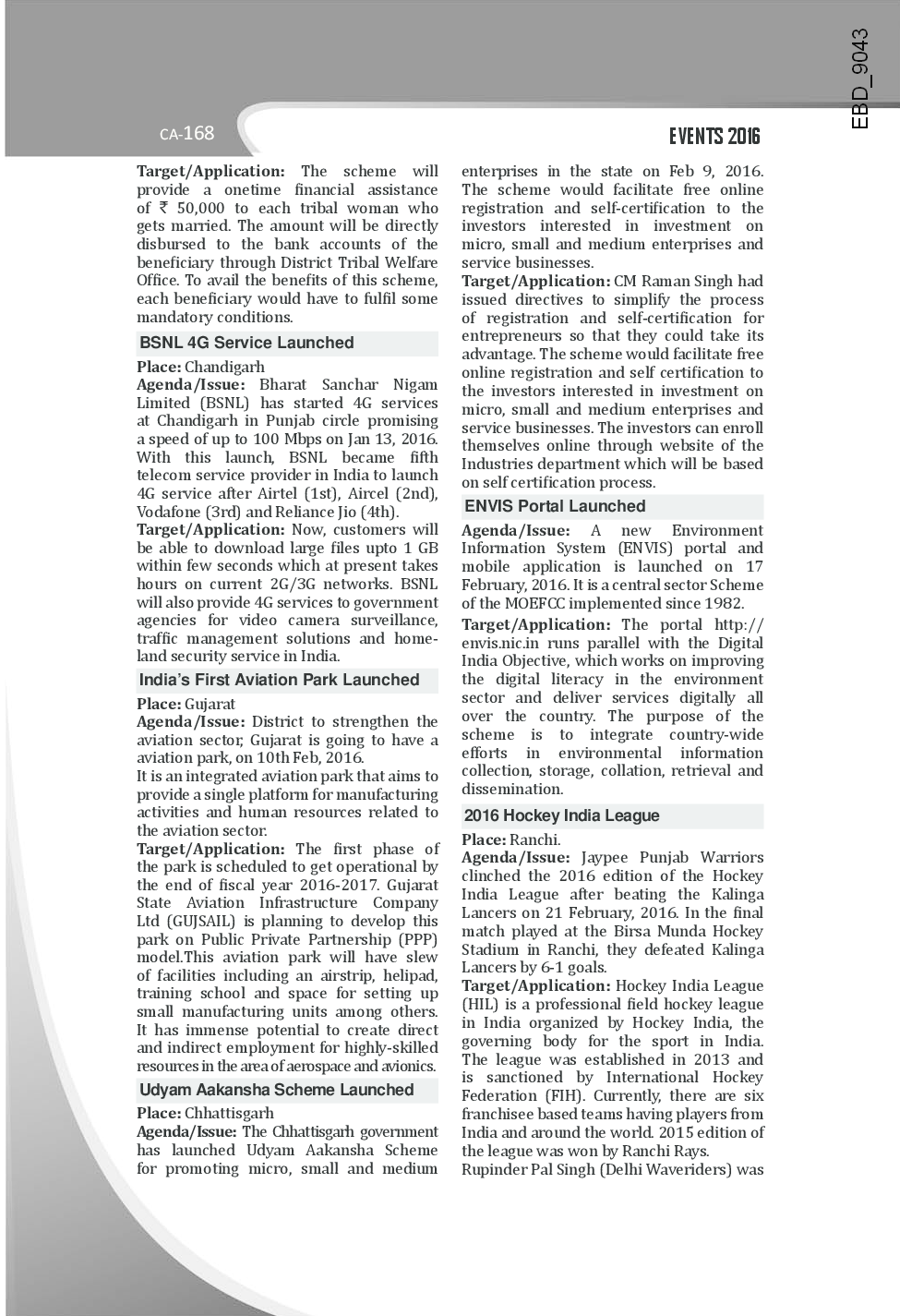 Top Events And People 2016-General Awareness and Current Affairs Vol 1 for Competitive Exams - Page 4