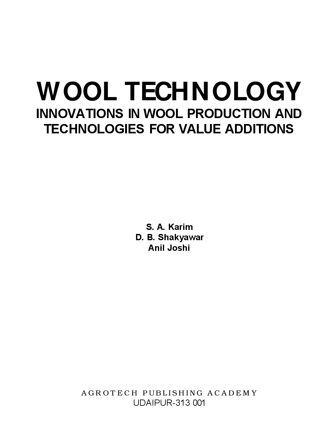 Wool Technology - Page 2