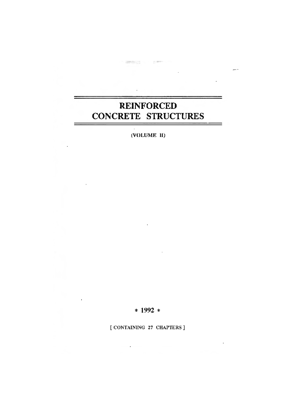 Reinforced Concrete Structures Vol II - Page 2