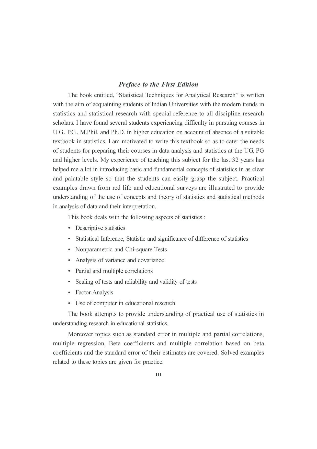 Statistical Techniques For Analytical Research 3rd Edition - Page 4