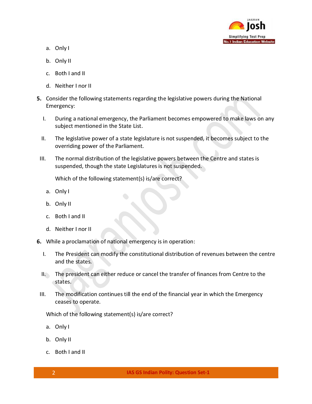 IAS GS : Indian Polity Question Bank ebook - Page 3