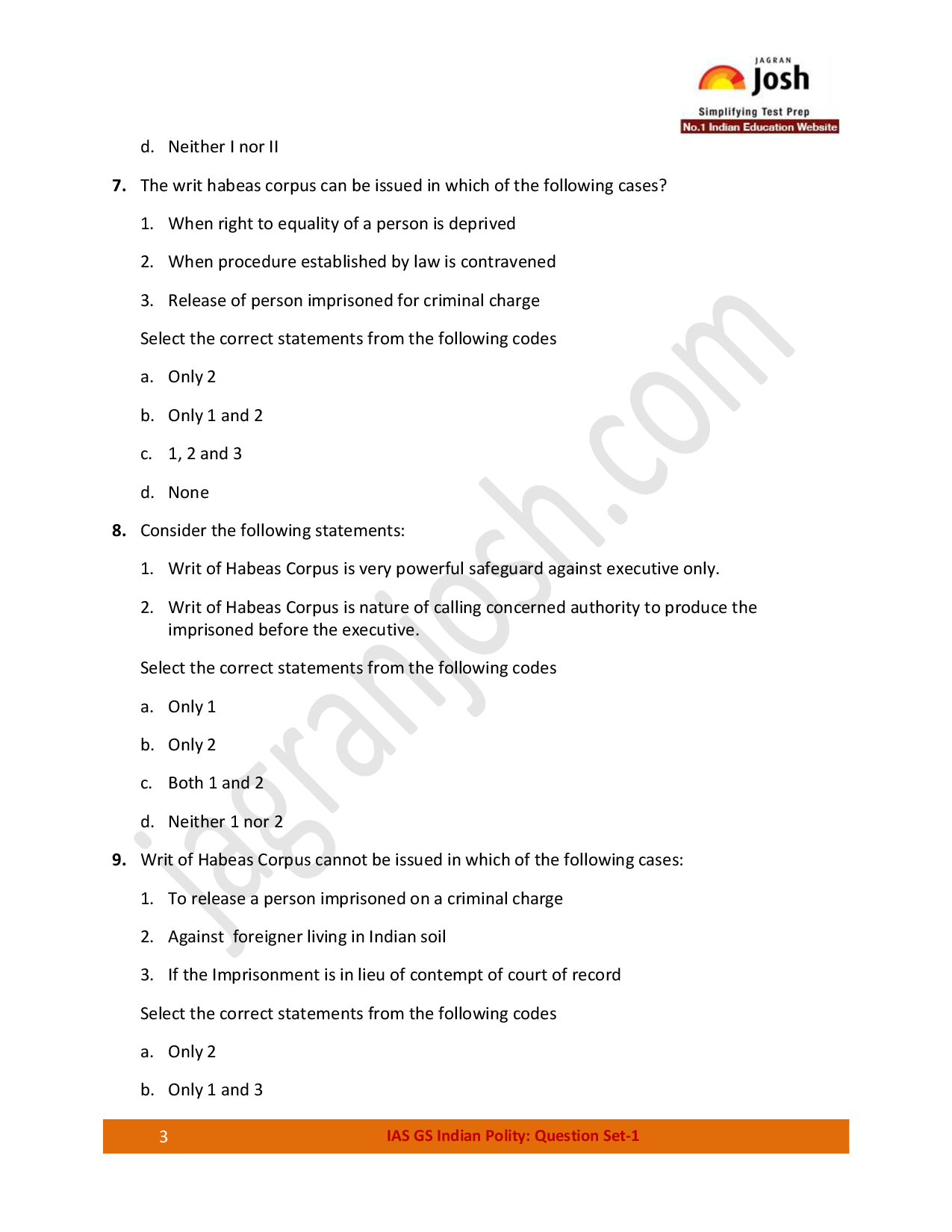 IAS GS : Indian Polity Question Bank ebook - Page 4