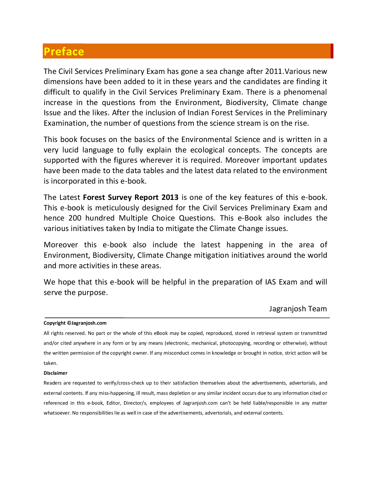 IAS Prelims Exam Environmental Ecology & Bio-diversity ebook - Page 2