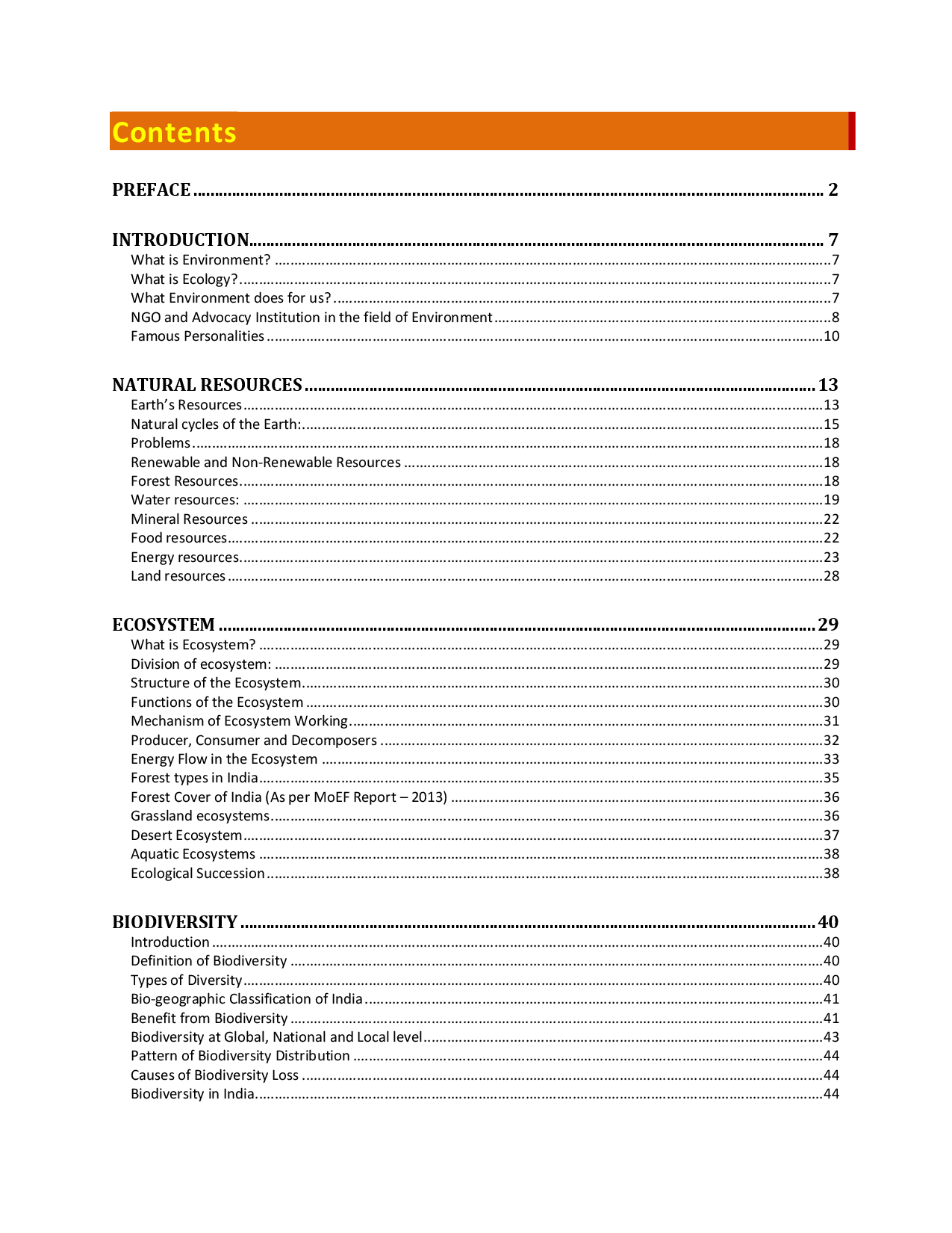 IAS Prelims Exam Environmental Ecology & Bio-diversity ebook - Page 3