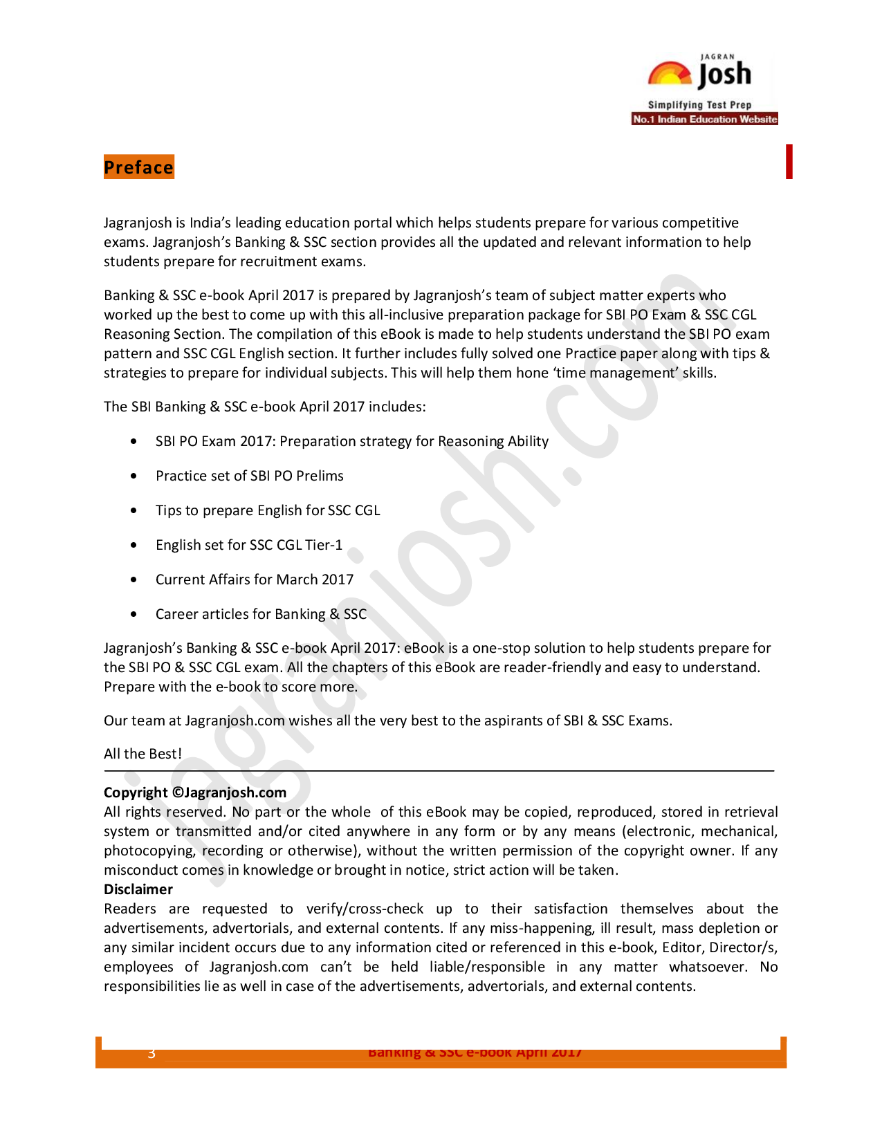 Banking & SSC eBook April 2017 - Page 3