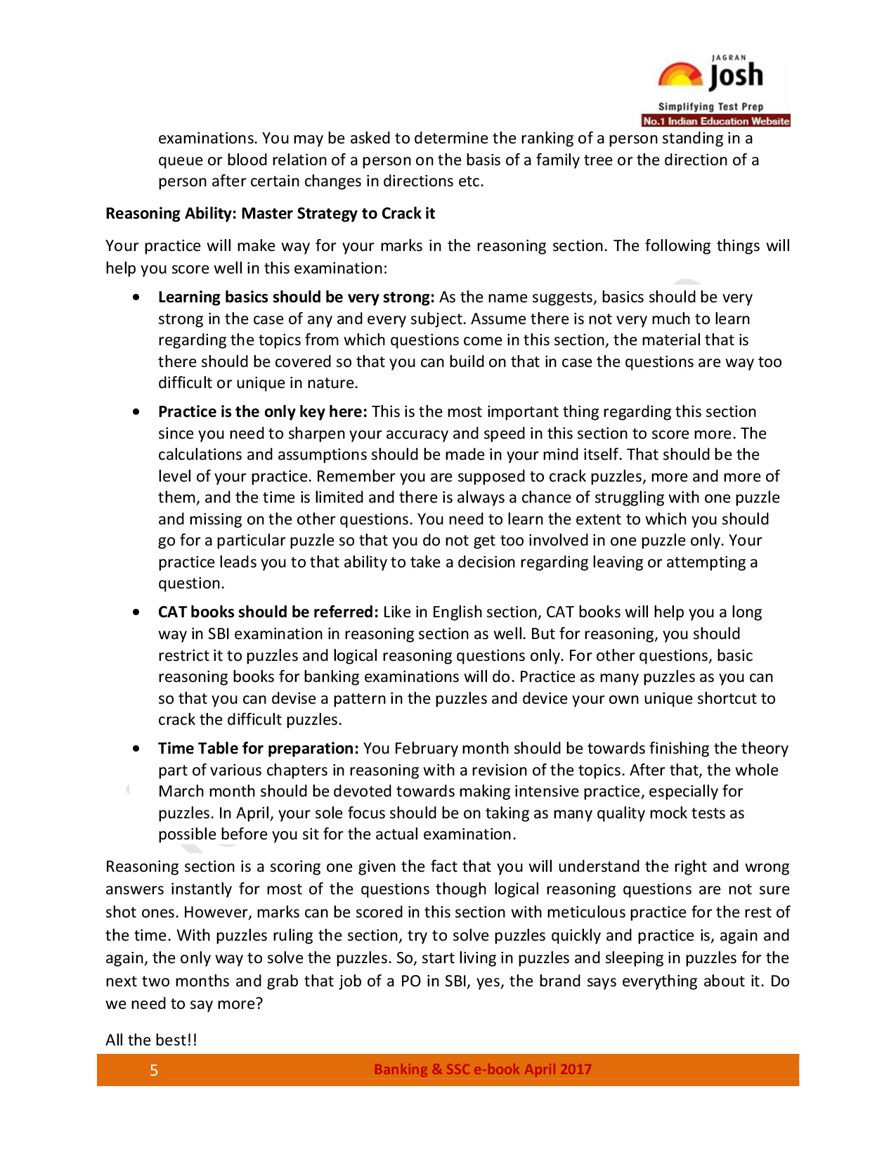 Banking & SSC eBook April 2017 - Page 5